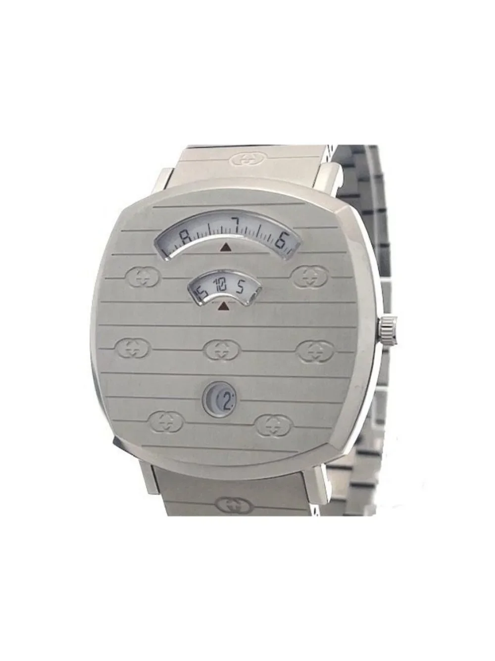 Gucci Watch Stainless Steel White Dial Quartz